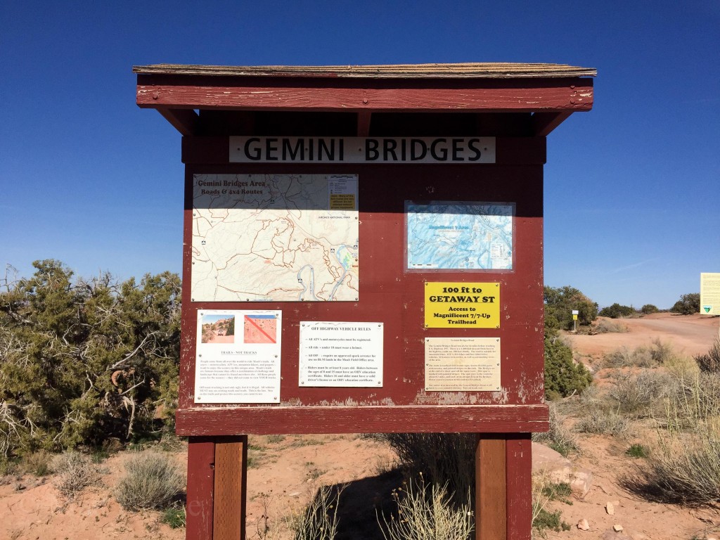 Gemini Bridges Trail